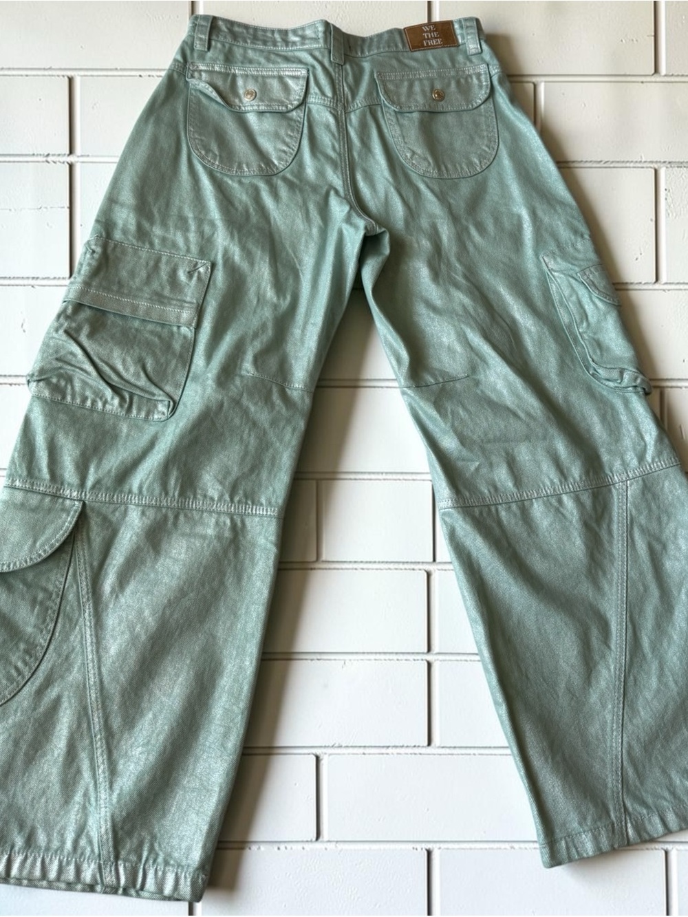 Free People Metallic Cargo Barrel
Jeans - Picture 5 of 9